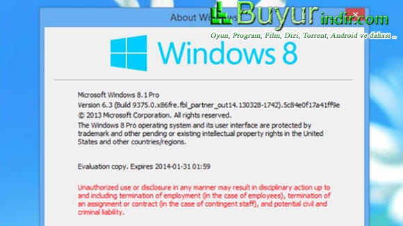 Windows 8.1 Torrent Indir