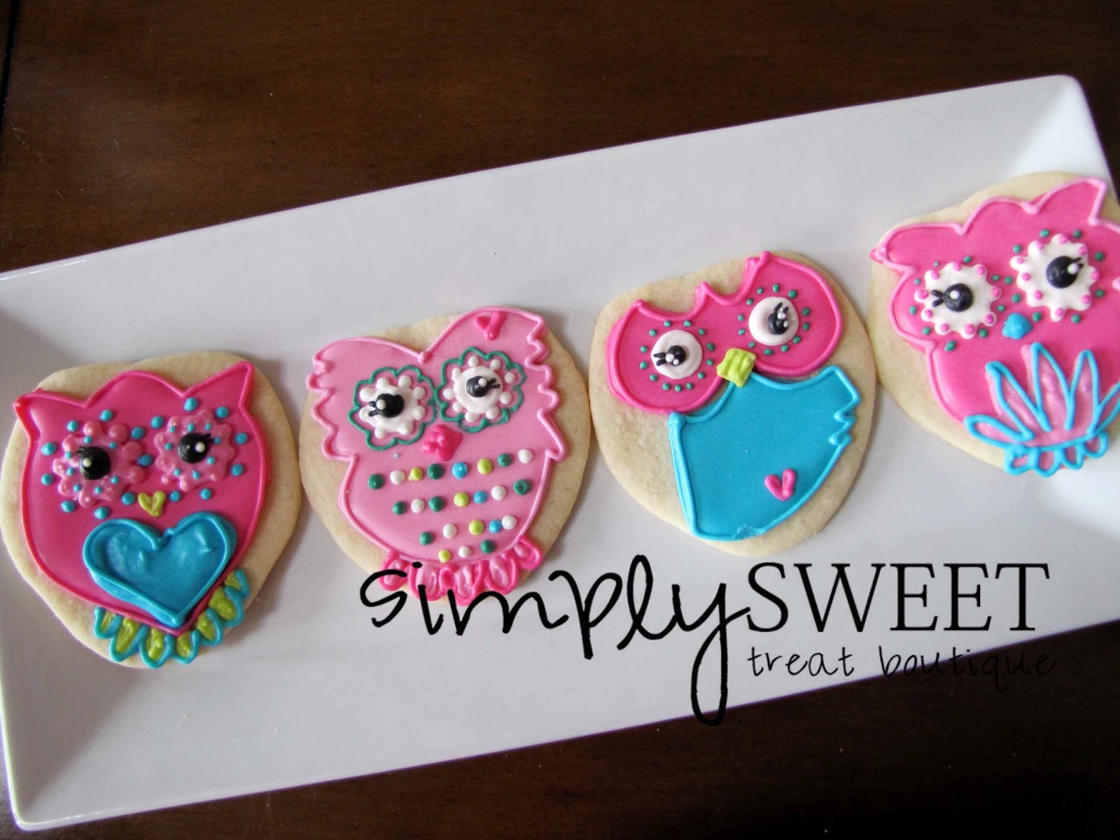 Owl Decorated Cookies