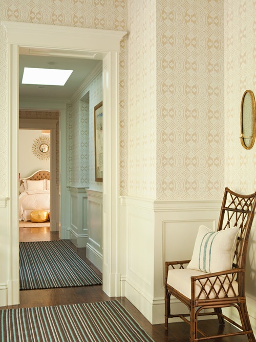 Antique Homes and Lifestyle Wallpaper Wednesday Foyer and Hallway