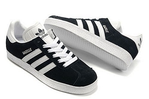 adidas gazelle negras hombre