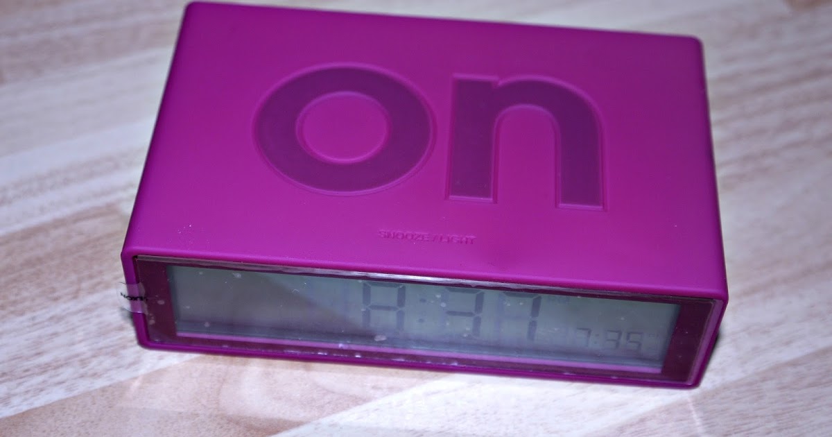 Inside the Wendy House Lexon Flip Alarm Clock