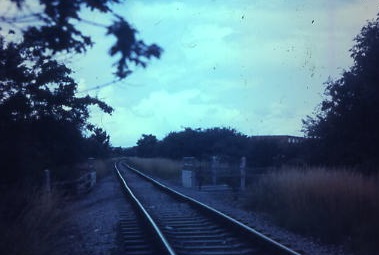 View towards Fareham from Newgate Lane Bridge 1985
