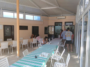 Dining hall of "Dubrovnik Youth Hostel".