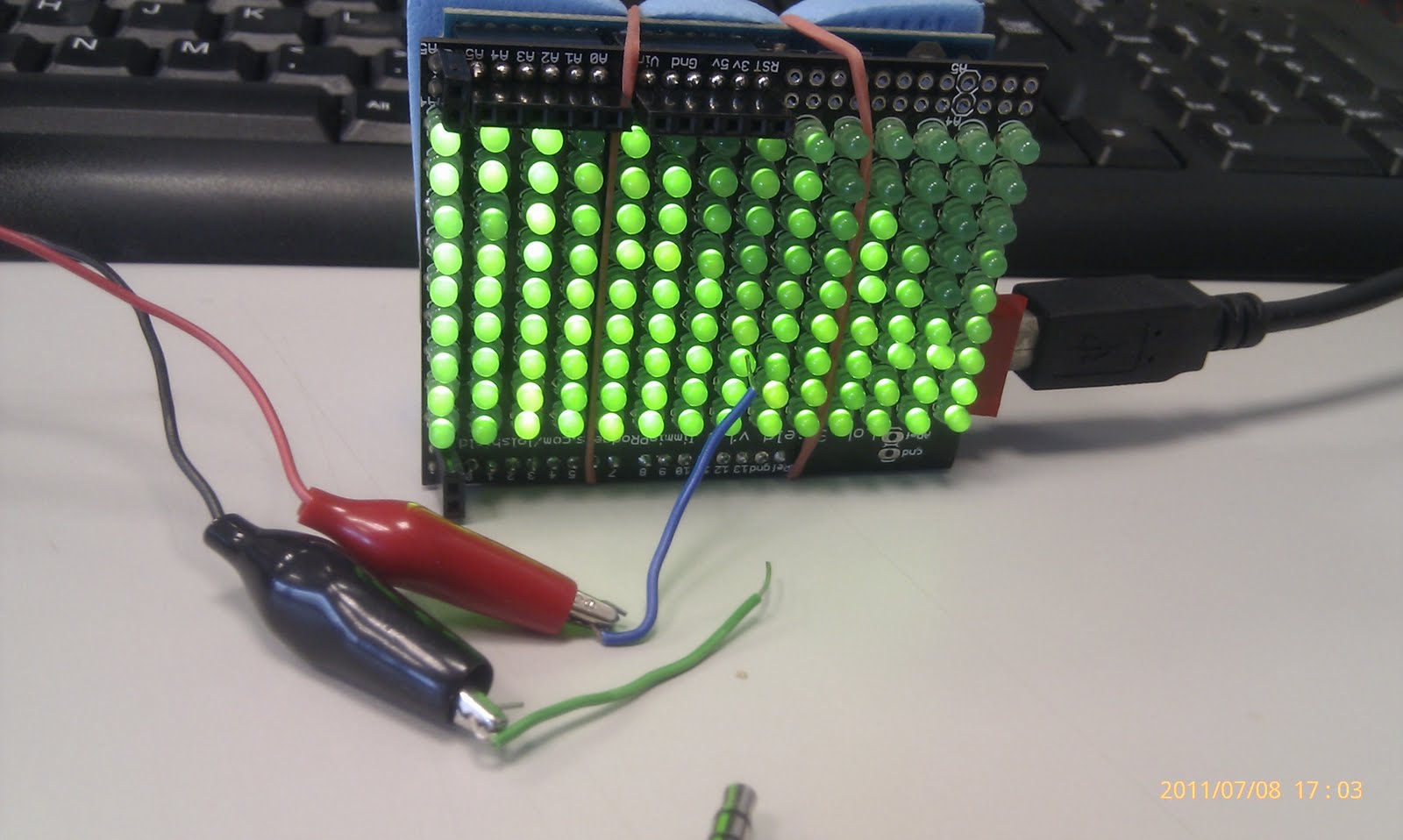 shinajaran [DIY] Arduino VU Spectrum Analyzer