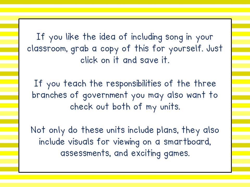 3rd Grade Grapevine: Friday Freebie - Government Branches