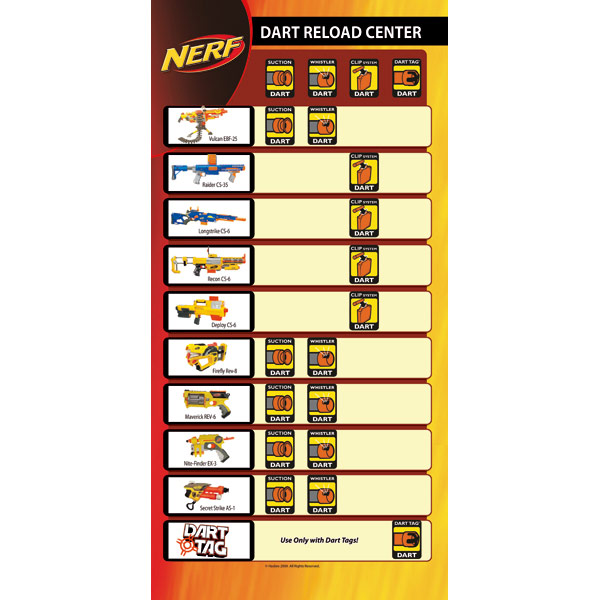 tipos de dardos nerf