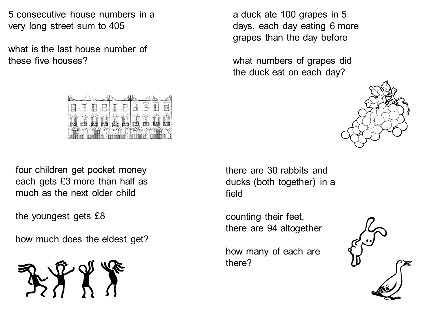MEDIAN Don Steward secondary maths teaching: puzzles that you could use
