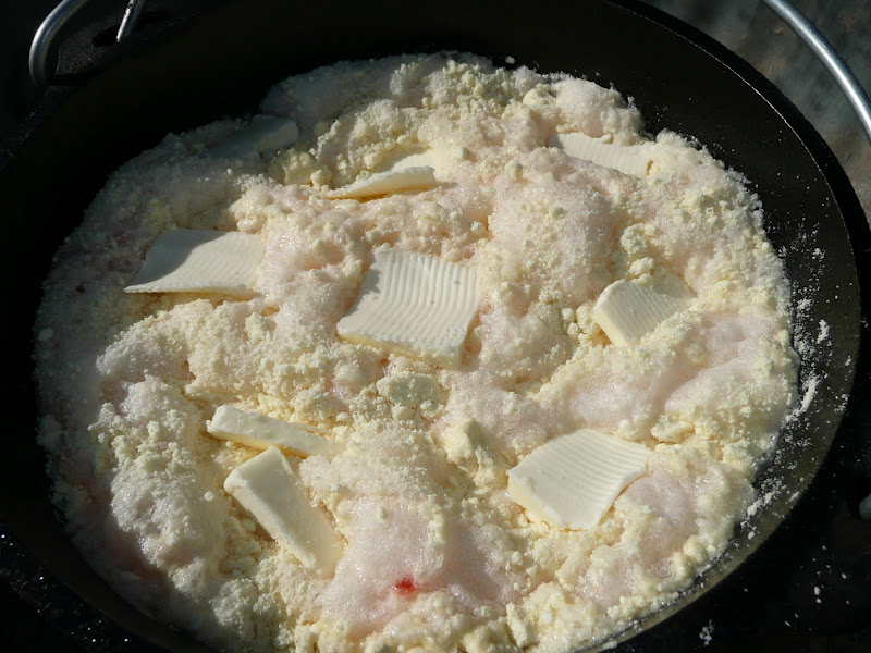Everyday Dutch Oven Cherry Cobbler For Two