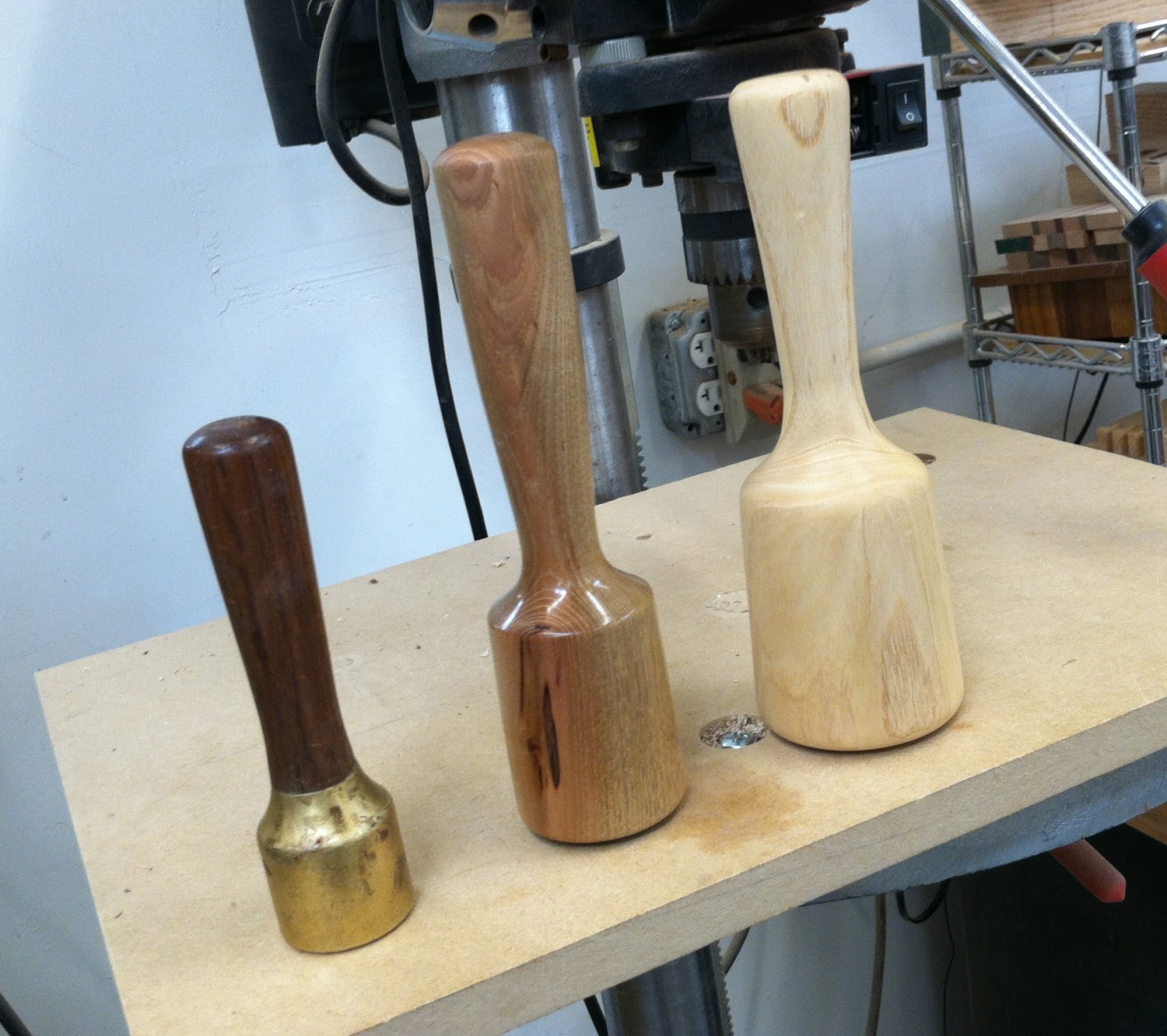 Let's Talk Wood Turning a carving mallet