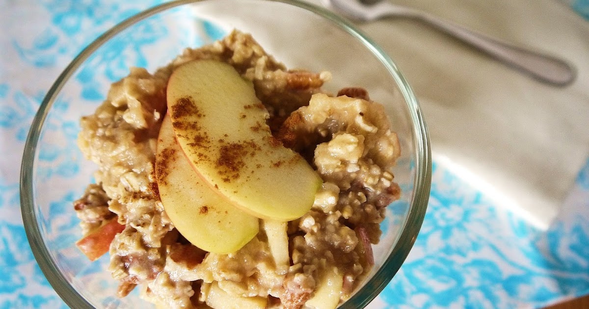 Eighty Twenty 80 Apple Pie Fridge Oats {DairyFree Option}