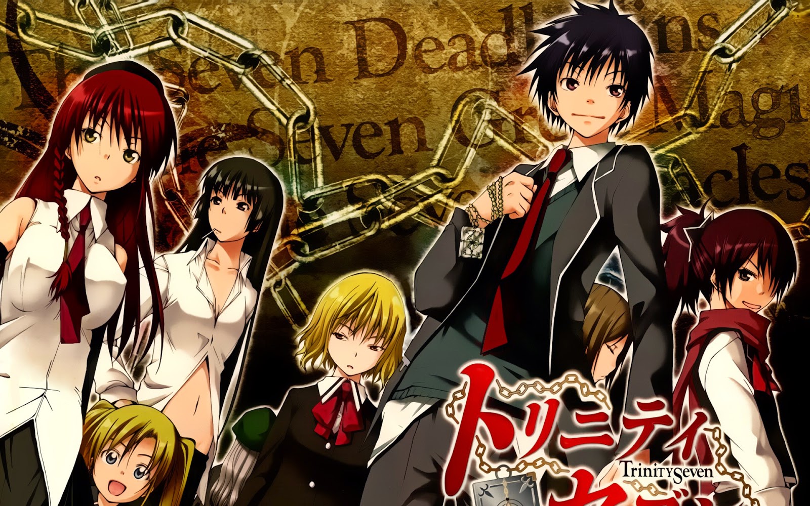 Download Trinity Seven Anime Completed Series (SEASON 1) | Anime Series