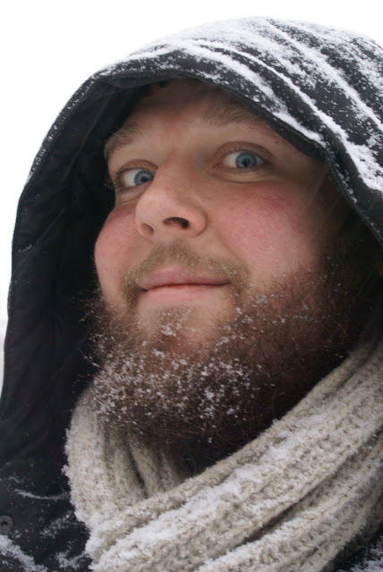 snowy beard