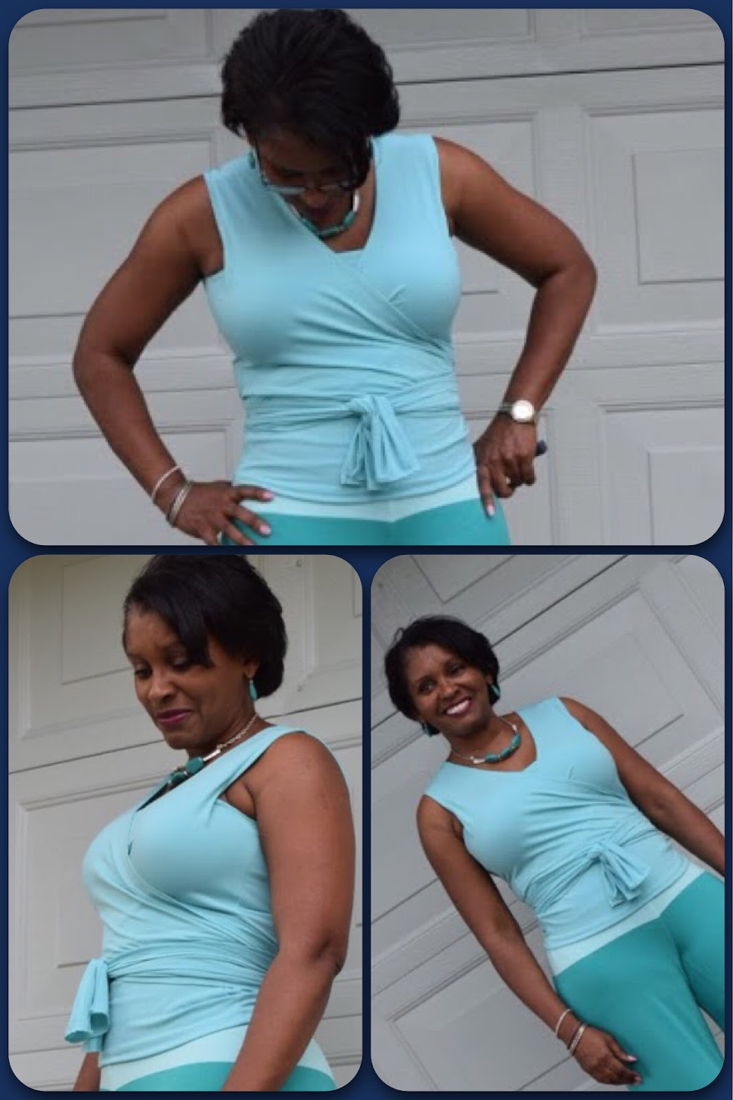 SewToFit by A.D. Lynn Palazzo Pants, another Wrap Top and a Pattern