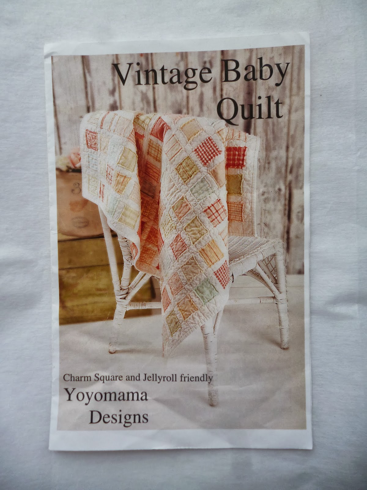 One Red Cherry Vintage Baby Quilt