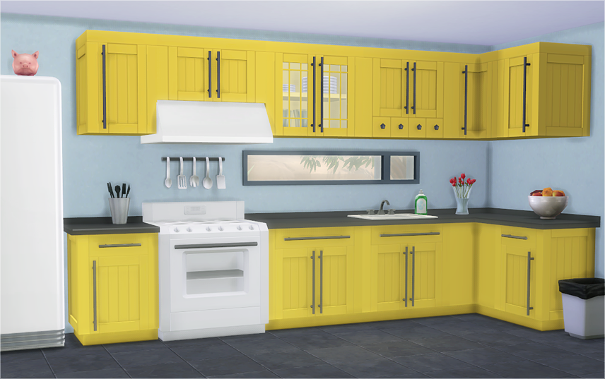 My Sims 4 Blog: TS3 Bayside Kitchen Cabinet Conversions by ...