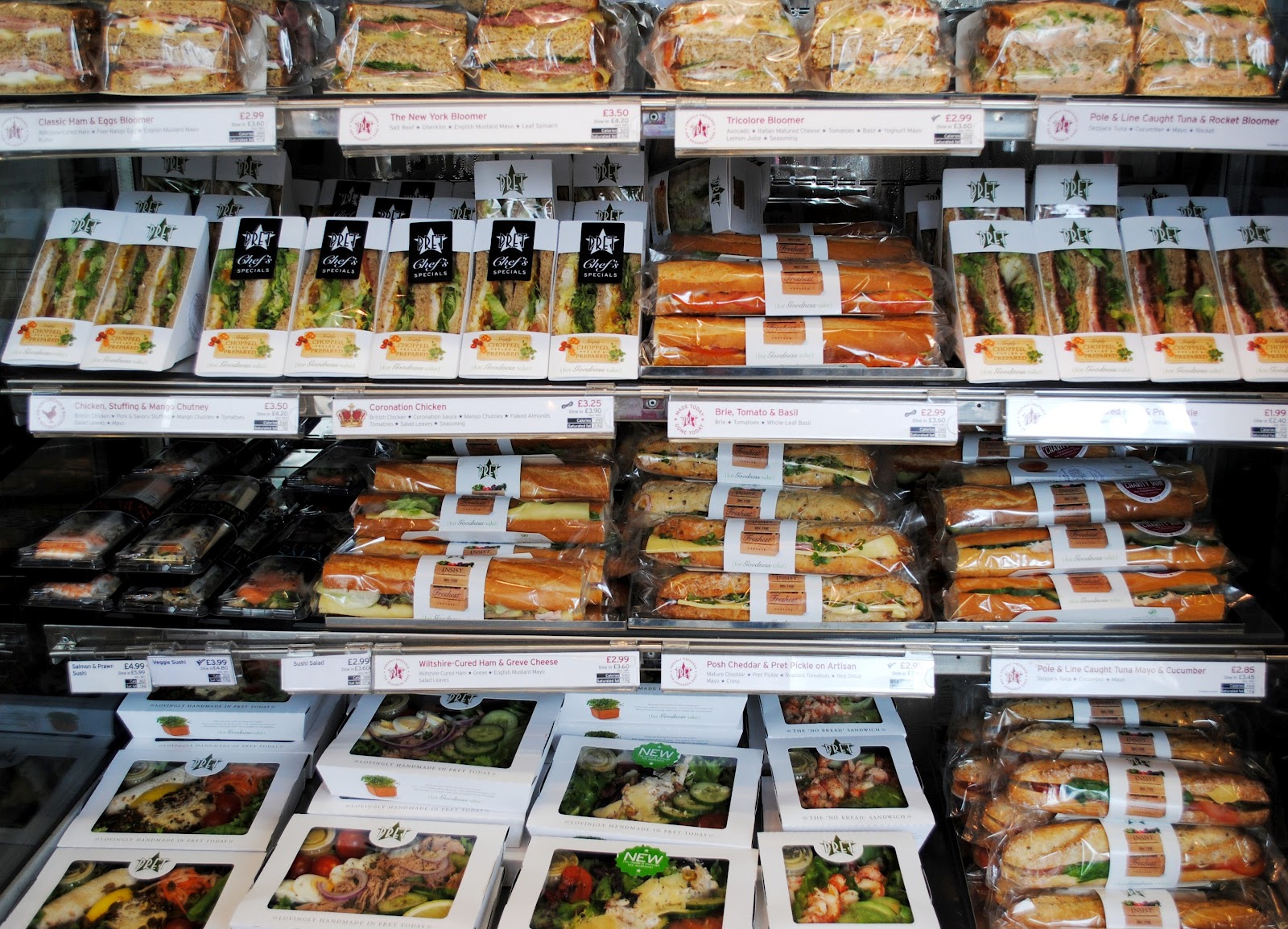 A Coffeeholic's Travel Tale Healthy Sandwiches and Wraps Pret A Manger