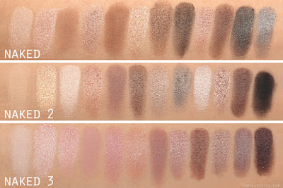 swatch sombras naked urban decay