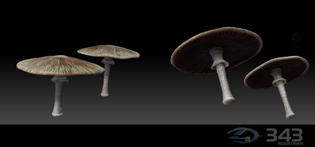 halo 4 mushrooms Halo 4 organics plants and foliage