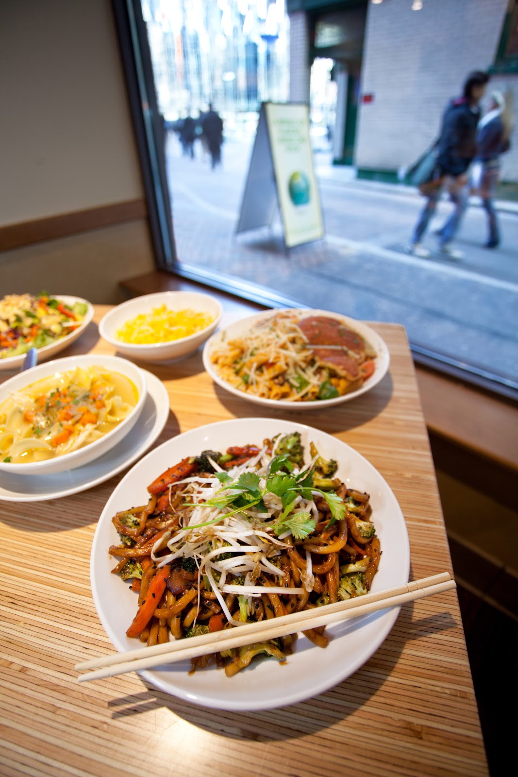 Market Square Pittsburgh Oodles of Noodles in the Square