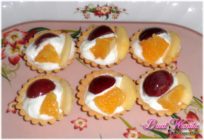 Cara Buat Tart Buah Cream Paling Senang. Resepi Tart Buah Whipping Cream Sedap