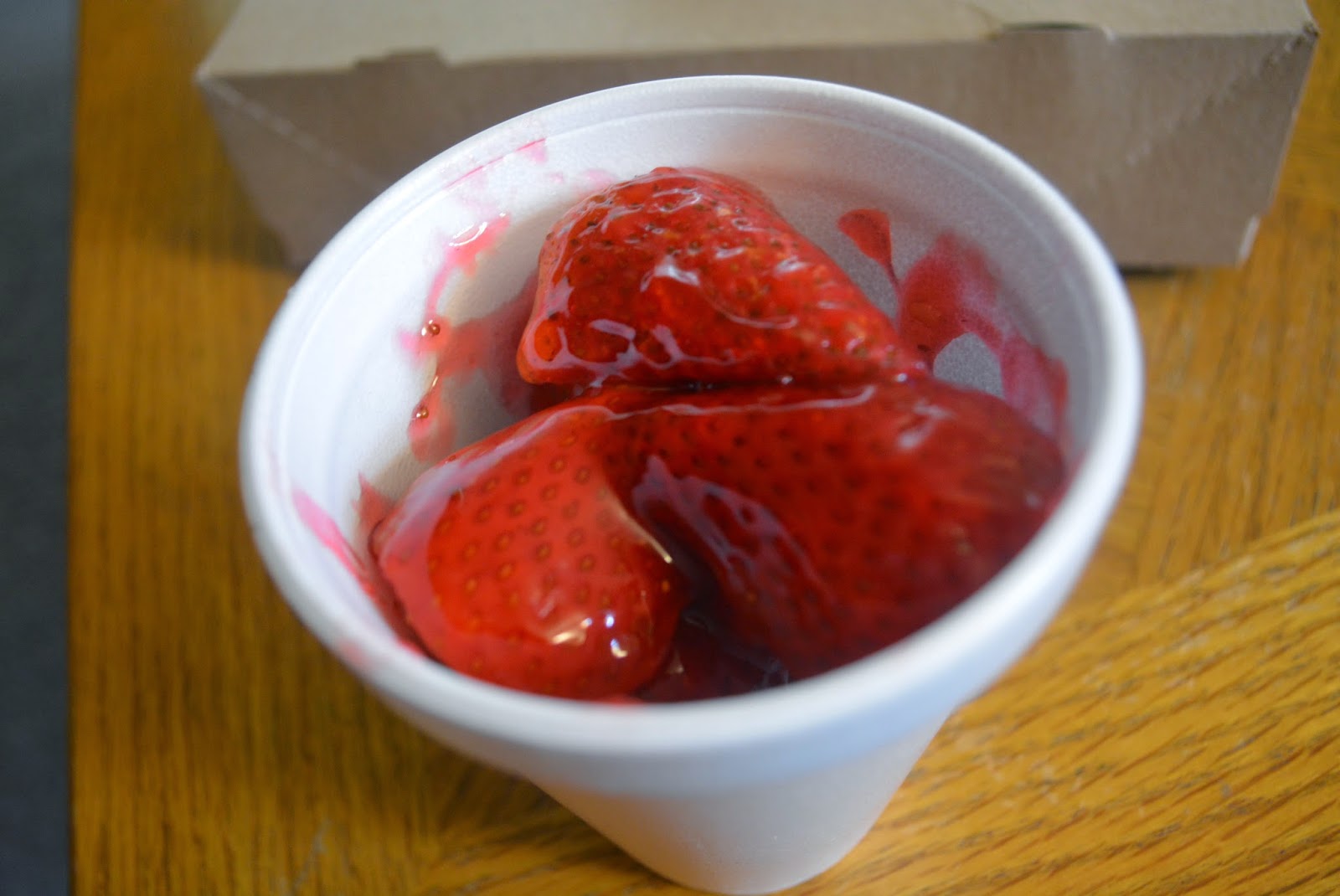 Sasaki Time Life Hack Keeping the Donut Man Strawberry Donut From Getting Soggy on Your Way Home