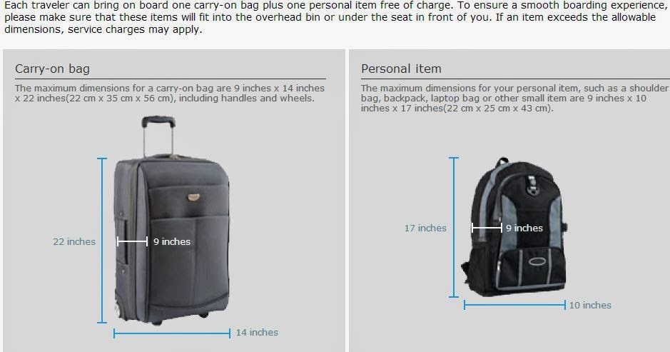 united overhead luggage dimensions