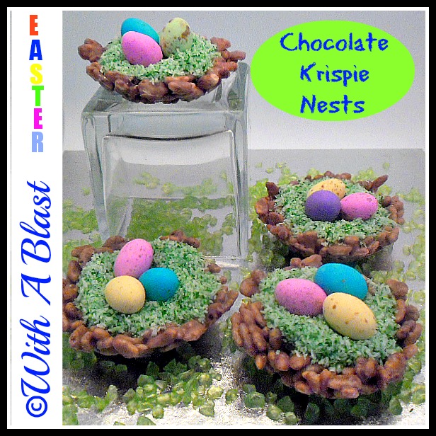 Chocolate Krispie Nests