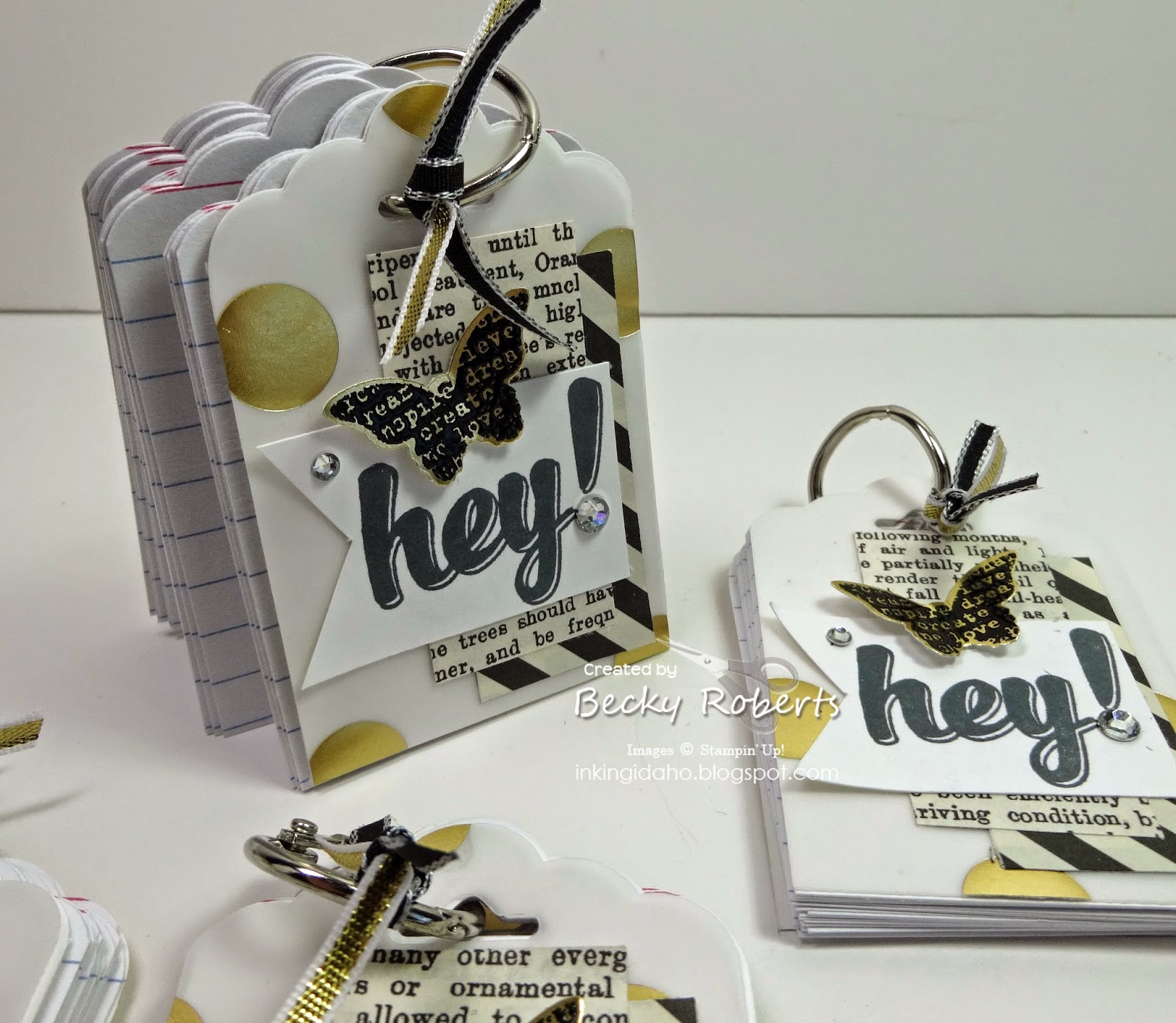 Inking Idaho Index Card Rings