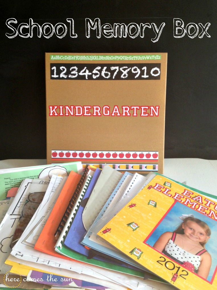 School Memory Box Here Comes The Sun