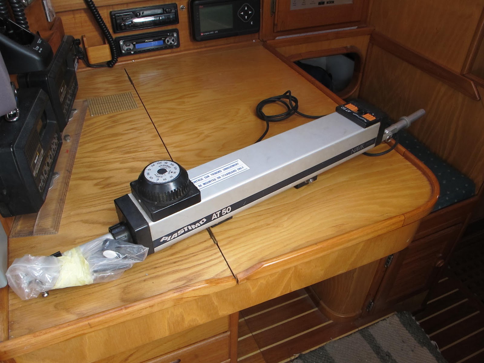 CKD Boats Roy Mc Bride Plastimo AT 50 tiller pilot drive gears and