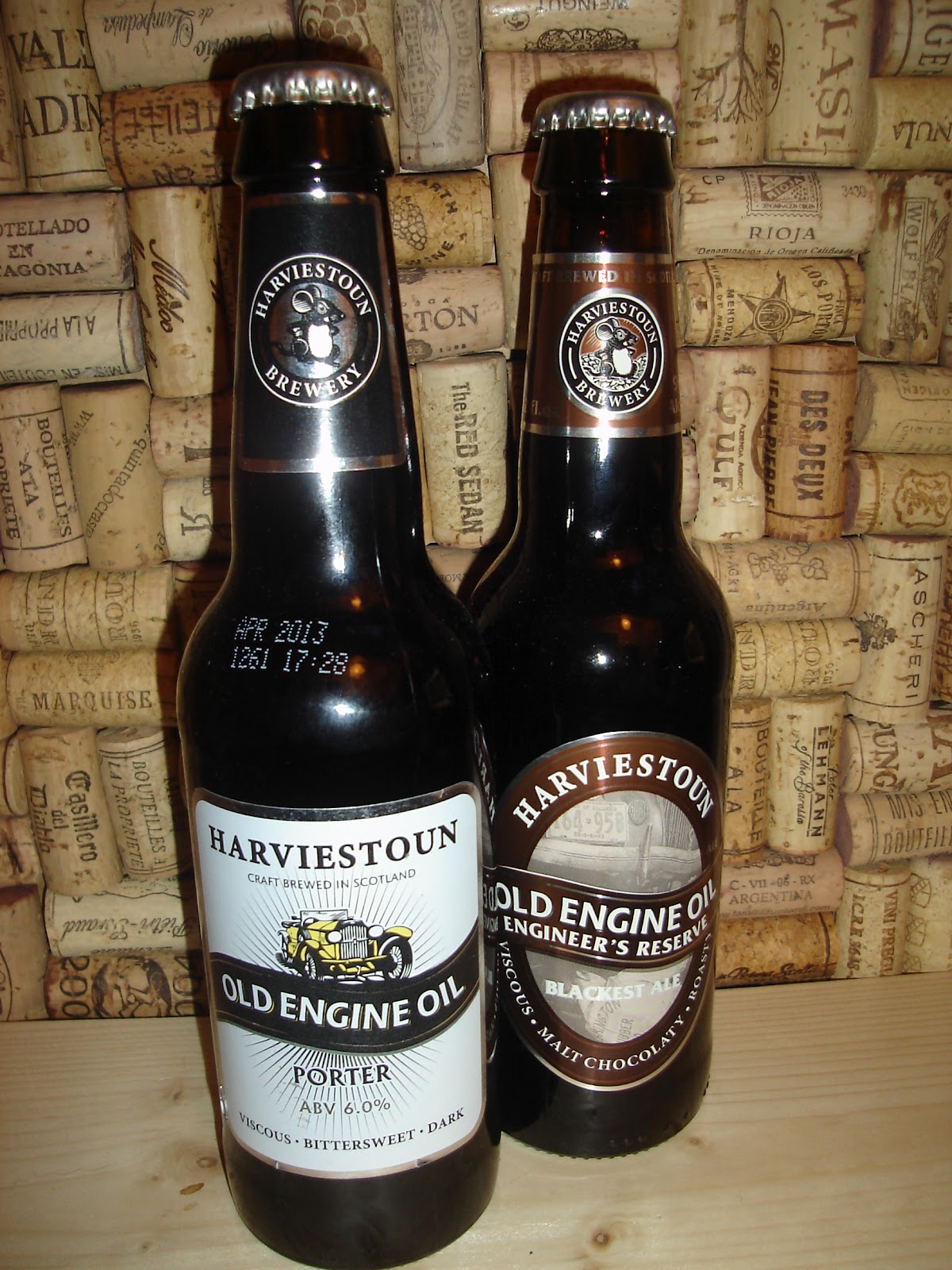 Beeradvice Harviestoun 'Old Engine Oil' & 'Engineer's Reserve'