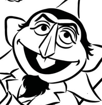 Count Dracula Sesame Street Coloring Pages Coloring Pages