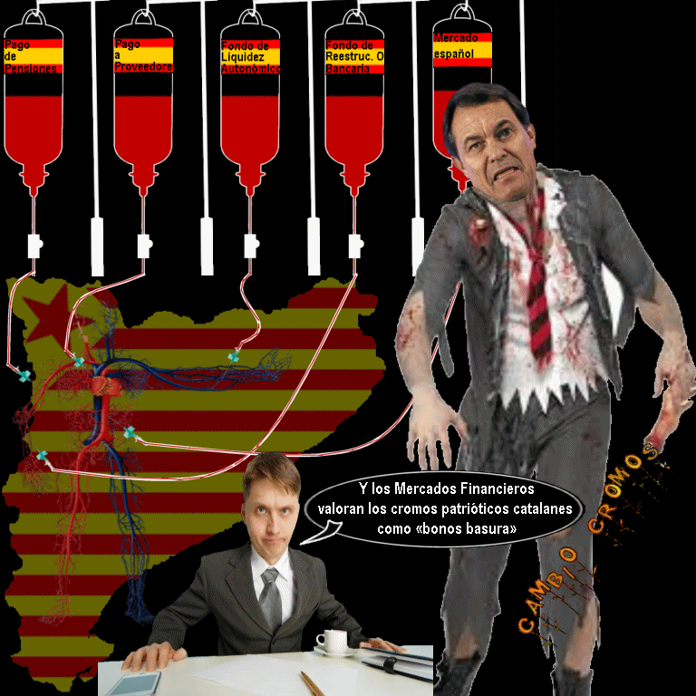 IMAGENES POLITICAMENTE INCORRECTAS... - Página 3 GIF+ANIMADO+El+muerto+viviente+y+los+cromos+patrioticos+catalanes