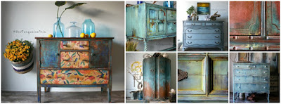 The Turquoise Iris ~ Furniture & Art