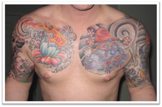 Shoulder and Chest Tattoos Collection for Guys 2011