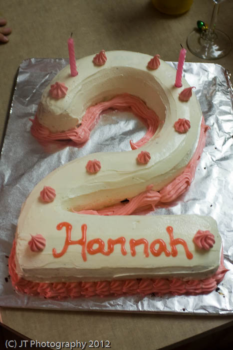 Trendy TreeHouse: Number 2 shaped cake