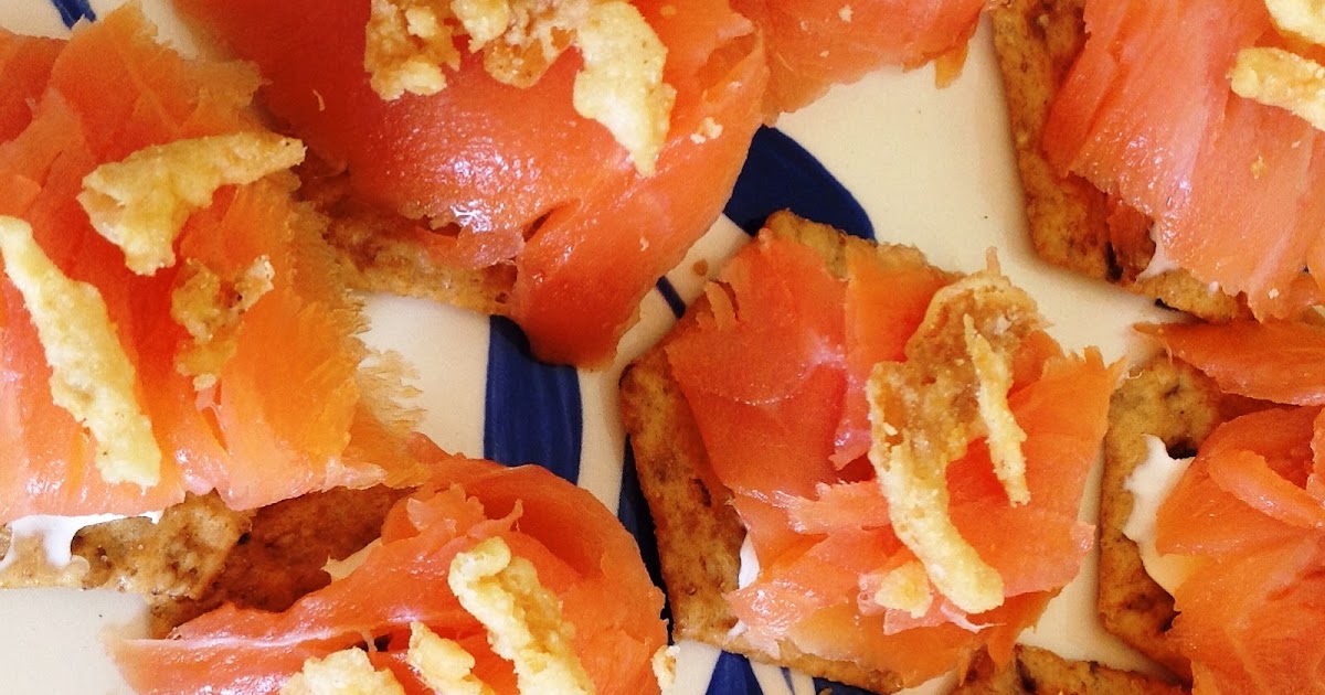 The Adventures of the Cooking Pilot Smoked Salmon Snacks