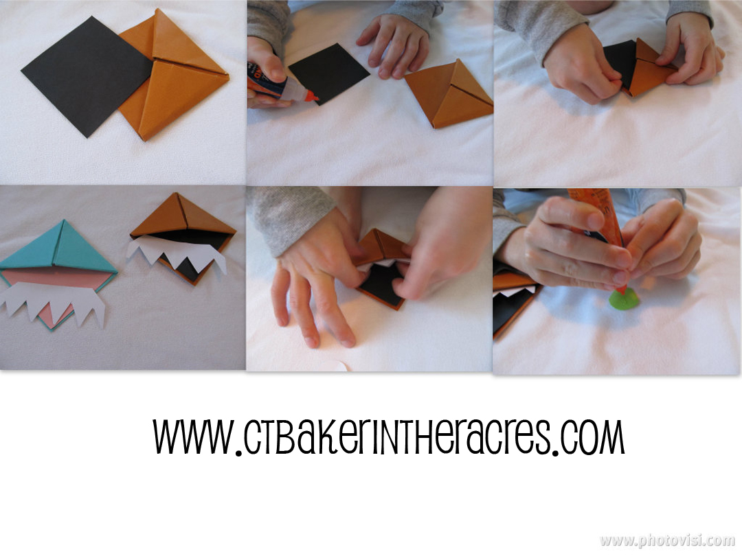 origami bookmark monster origami bookmark monster