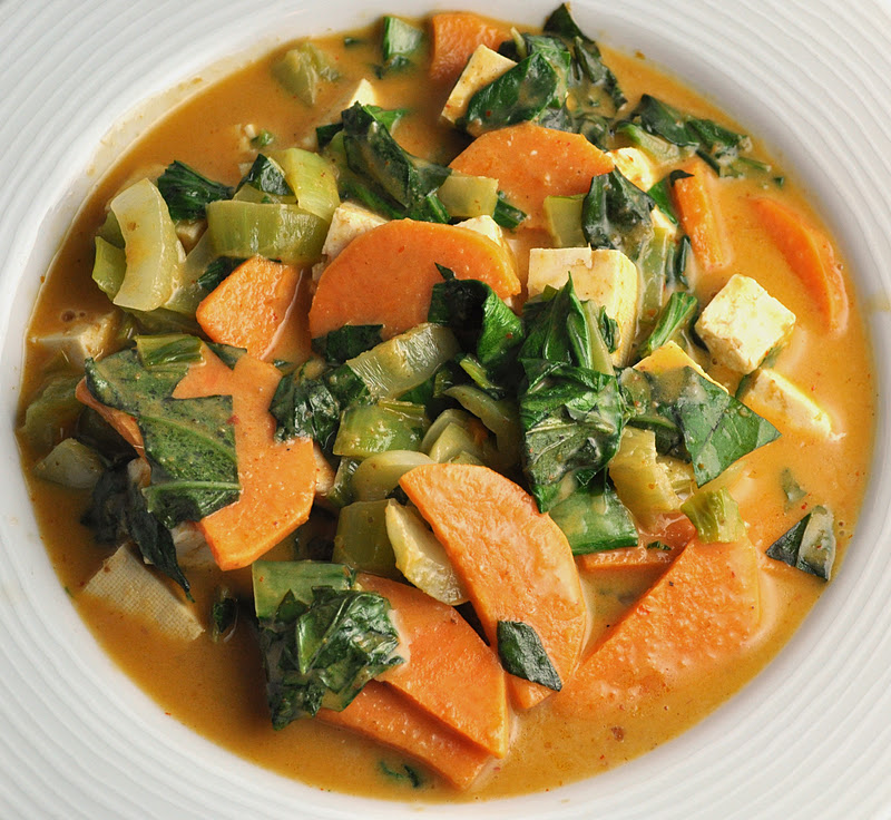 vegan ascent Yam Curry, Two Ways