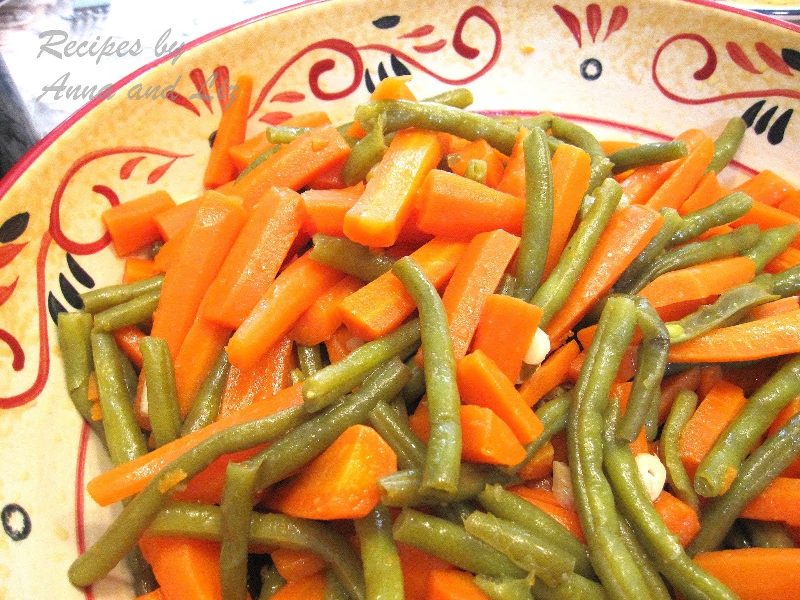 Fresh Green Beans and Carrot Salad in Cider Vinaigrette 2 Sisters