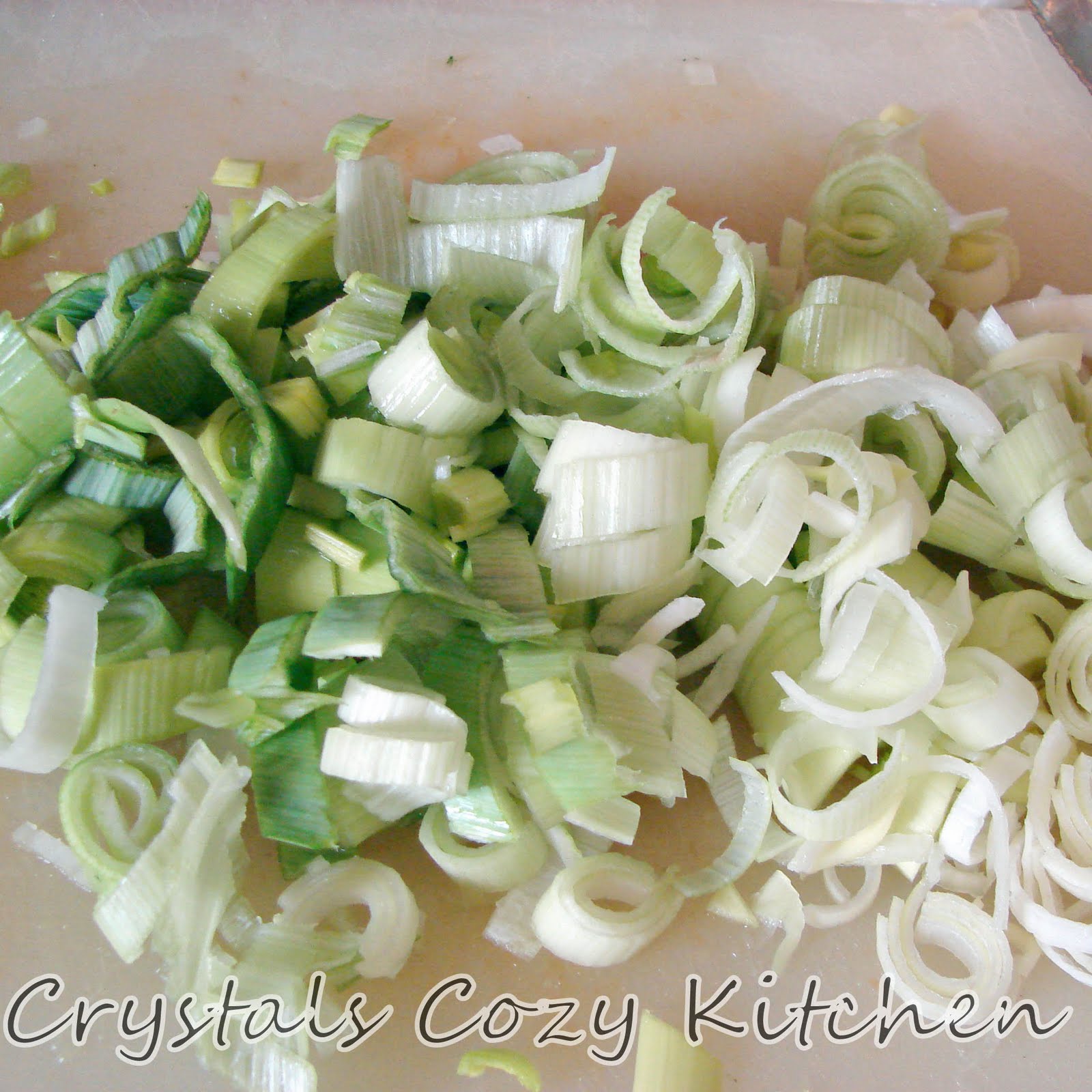 Crystal's Cozy Kitchen Spinach, Leek & Bacon Quiche