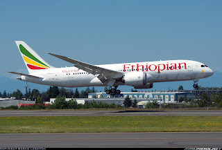 Ethiopian's 787 ET-AOQ 