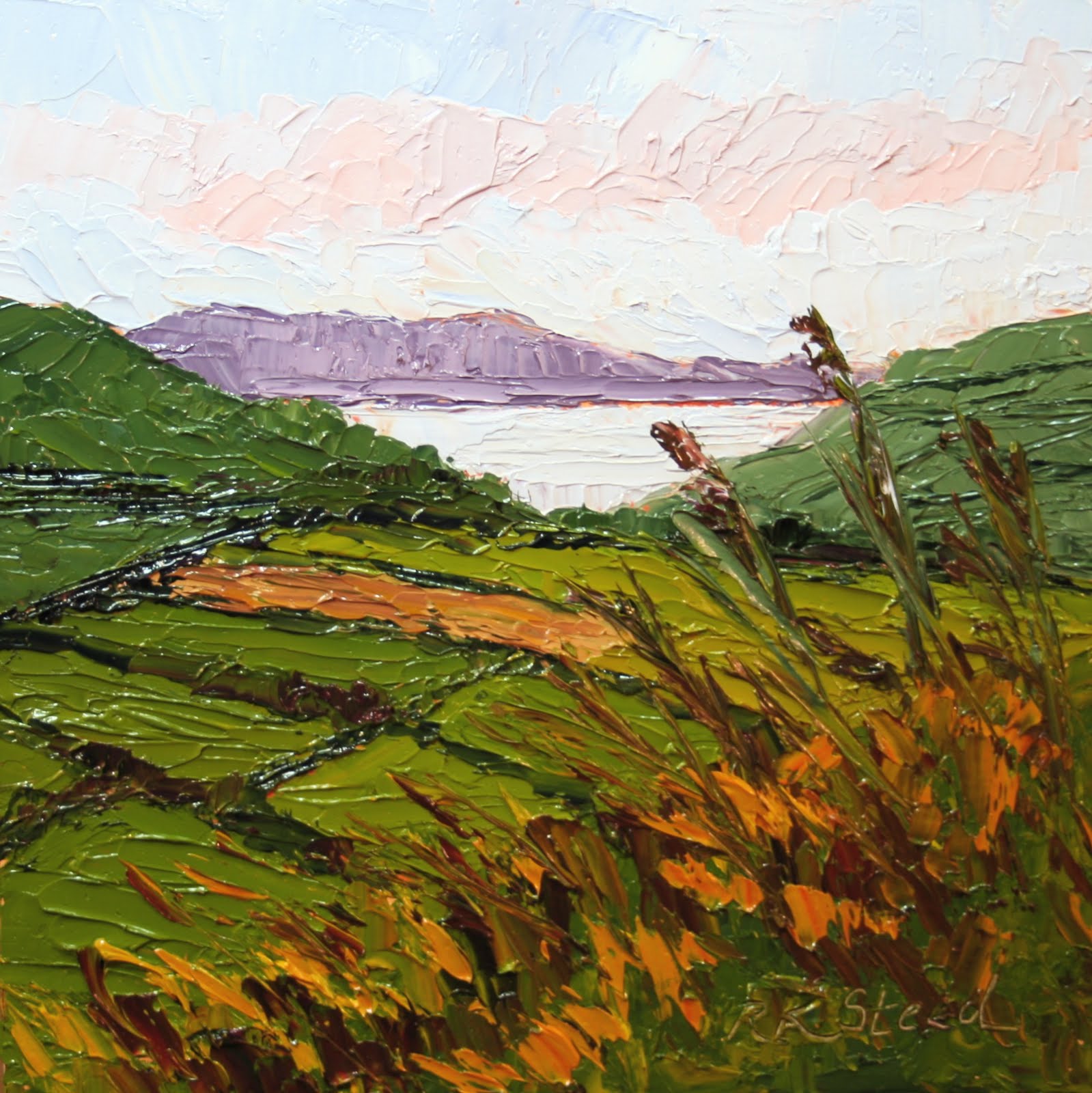 Roxanne Steed's Painting a Day Dingle Peninsula Landscape Ireland