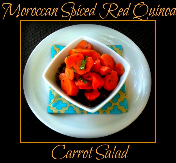 Moroccan Spiced Red Quinoa & Carrot Salad