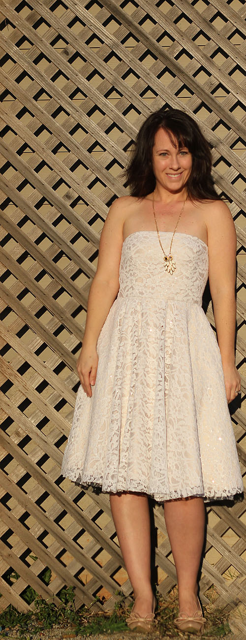 Sewing for Me Lace Dress girl. Inspired.