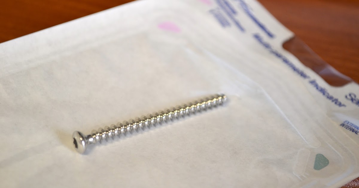 My Broken Ankle Screw Removal