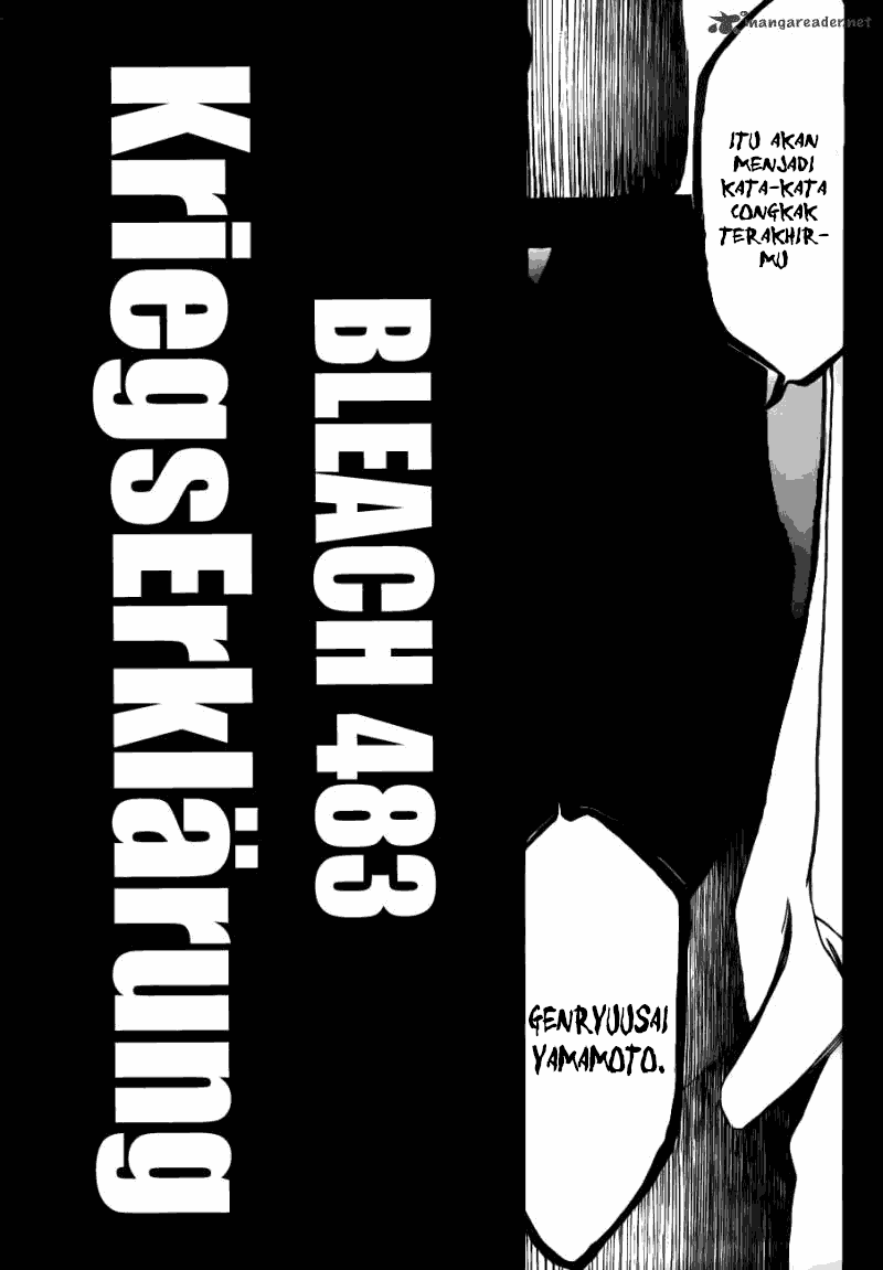 Baca Manga, Baca Komik, Bleach Chapter 483, Bleach 483 Bahasa Indonesia, Bleach 483 Online