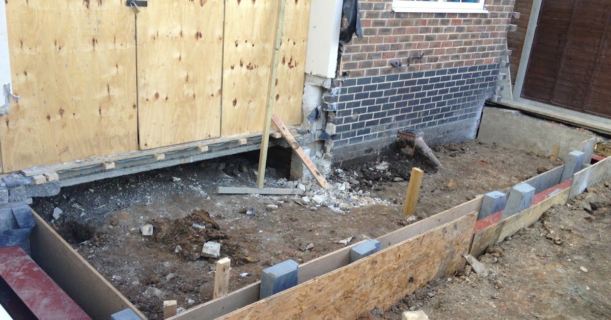 The Mallow House Extension Steel Ring Beam Foundations for the House