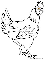 Mewarnai Gambar Ayam | Mewarnai Gambar