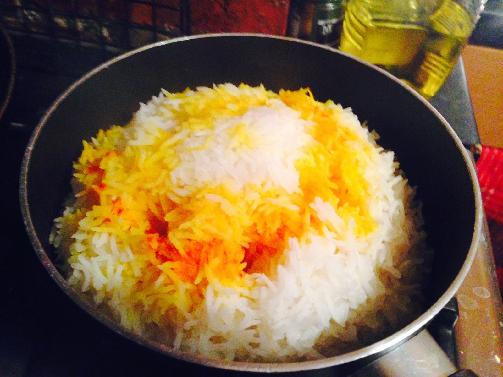 Perfect middleeastern saffron basmati rice Arctic Cloudberry